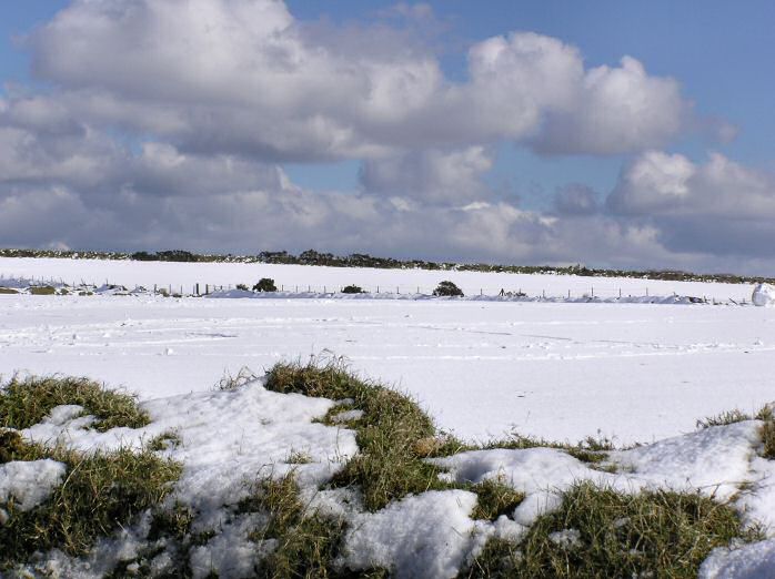 Snow near Colliford Lake