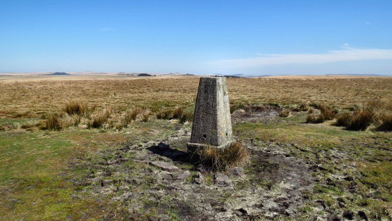 Ordnance Survey Marker - Cramber Tor, Dartmoor