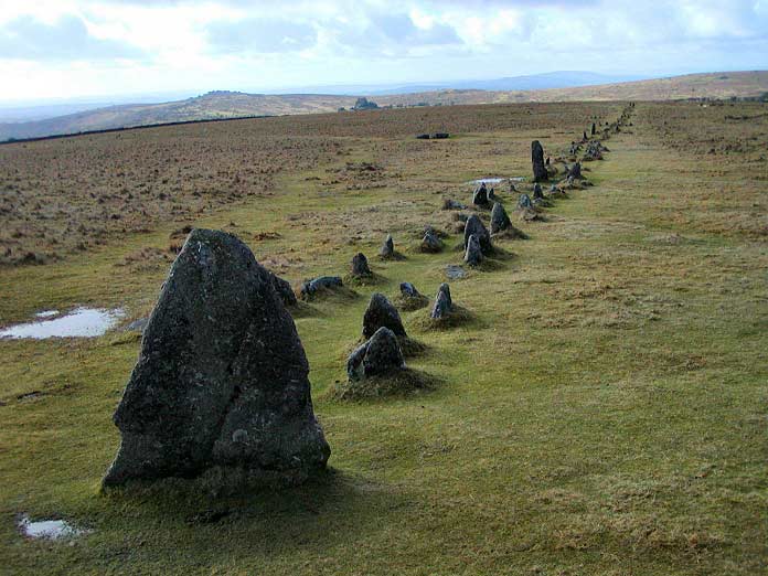 Stone Row, Merrivale, Dartmoor