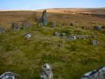 Down Tor Stone Row, Dartmoor