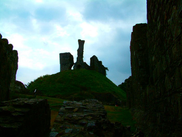 Okehampton Castle, the Motte 